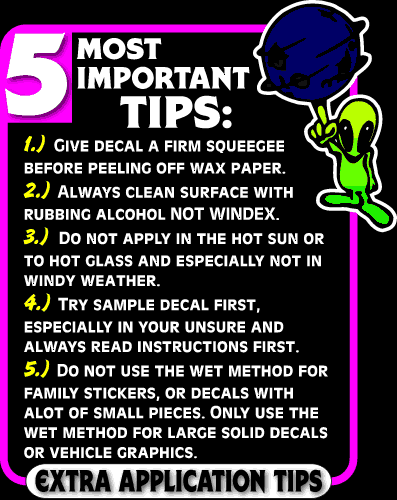Decal Application Tips